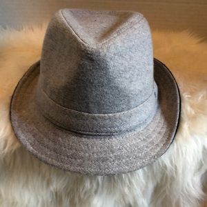 Black Jack Men’s Fedora Lt Gray with Black Interior